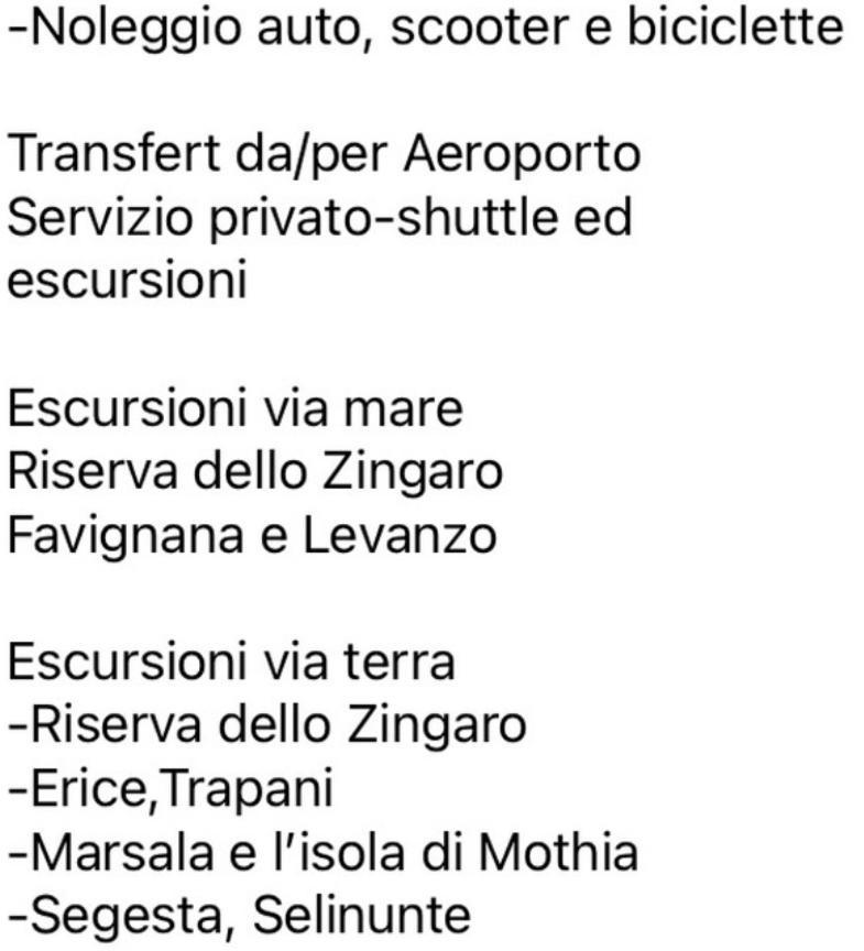 Aparthotel Casa Diamante San Vito Lo Capo Esterno foto